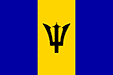 Bandera de Barbados en Caribe