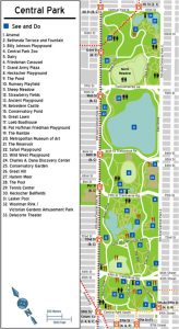 Mapa de Central Park