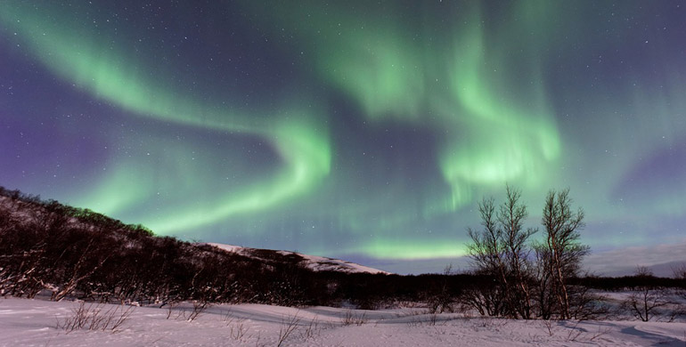 Auroras boreales en Argentina