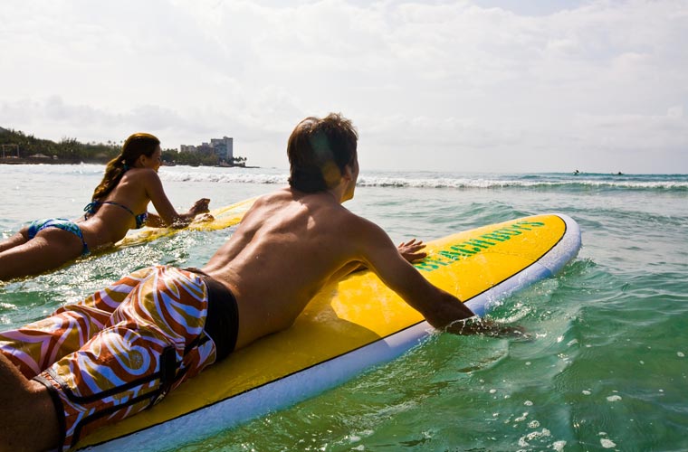 Surf en Hawaii