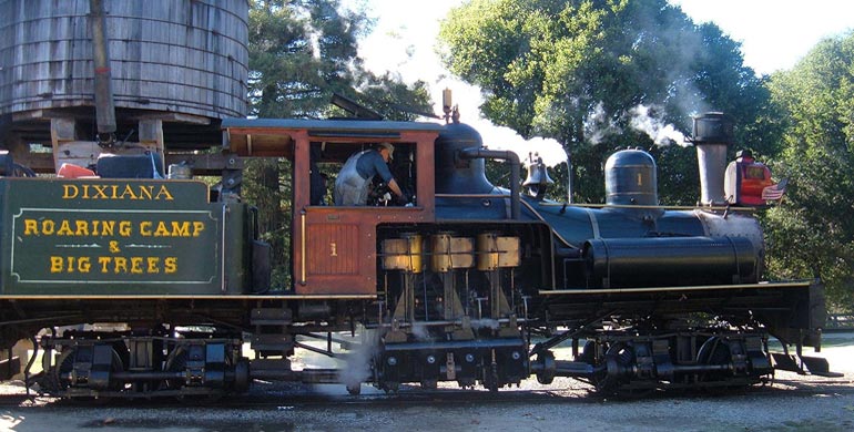 Foto tren Roaring Camp